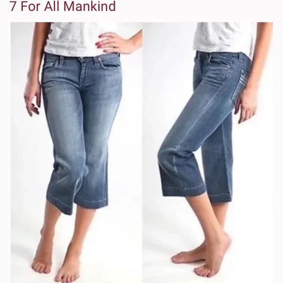 7 For All Mankind Dojo Capri Jeans - Picture 9 of 9